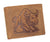 Marshal Men's Bifold Vintage Leather RFID Blocking Wallet Embossed Designs RFID52HTC