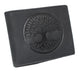 Marshal Men's Bifold Vintage Leather RFID Blocking Wallet Embossed Designs RFID52HTC