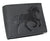 Western Design Genuine Leather RFID Blocking Cowboy Bifold Wallets for Men RFID53HTC