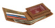 Western Design Genuine Leather RFID Blocking Cowboy Bifold Wallets for Men RFID53HTC
