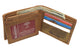 Western Design Genuine Leather RFID Blocking Cowboy Bifold Wallets for Men RFID53HTC