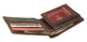 Western Design Genuine Leather RFID Blocking Cowboy Bifold Wallets for Men RFID53HTC