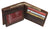 Western Design Genuine Leather RFID Blocking Cowboy Bifold Wallets for Men RFID53HTC