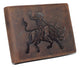 Western Design Genuine Leather RFID Blocking Cowboy Bifold Wallets for Men RFID53HTC