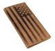 American Flag Checkbook Cover Vintage Leather Patriot Cowboy Wallet for Men  RFID156HTC_USA