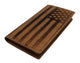 American Flag Checkbook Cover Vintage Leather Patriot Cowboy Wallet for Men  RFID156HTC_USA