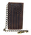 RFID Blocking Men's Biker Vintage Brown Genuine Leather Long Tri-fold Chain Wallet RFID1646HCH