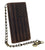 RFID Blocking Men's Biker Vintage Brown Genuine Leather Long Tri-fold Chain Wallet RFID1646HCH