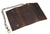 RFID Blocking Men's Biker Vintage Brown Genuine Leather Long Tri-fold Chain Wallet RFID1646HCH