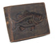 Western Design Genuine Leather RFID Blocking Cowboy Bifold Wallets for Men RFID53HTC