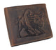 Western Design Genuine Leather RFID Blocking Cowboy Bifold Wallets for Men RFID53HTC