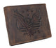 Western Design Genuine Leather RFID Blocking Cowboy Bifold Wallets for Men RFID53HTC