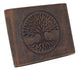Western Design Genuine Leather RFID Blocking Cowboy Bifold Wallets for Men RFID53HTC