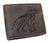 Western Design Genuine Leather RFID Blocking Cowboy Bifold Wallets for Men RFID53HTC