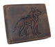 Western Design Genuine Leather RFID Blocking Cowboy Bifold Wallets for Men RFID53HTC