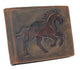 Western Design Genuine Leather RFID Blocking Cowboy Bifold Wallets for Men RFID53HTC