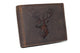 Western Design Genuine Leather RFID Blocking Cowboy Bifold Wallets for Men RFID53HTC