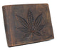 Western Design Genuine Leather RFID Blocking Cowboy Bifold Wallets for Men RFID53HTC