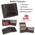 Men's Vintage Genuine Leather RFID Wallet with Military Tribute Design – 'Land of the Free, Because of the Brave' Engraving, Western Style RFID53HTC_LOB