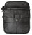 Large Leather Cross Body Bag Shoulder Bag Organizer Multiple Pockets Black 130 0992-[Marshal wallet]- leather wallets