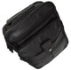 Large Leather Cross Body Bag Shoulder Bag Organizer Multiple Pockets Black 130 0992-[Marshal wallet]- leather wallets