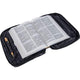 Leather Large Bible Cover - Book Case Bag with Durable Handle & Shoulder Strap, Zippered Pockets for Church BELT_316