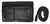 Genuine Leather Small Black Organizer Purse Pouch with Strap 129-[Marshal wallet]- leather wallets