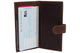RFID0157BF Genuine Buffalo Leather RFID Blocking Checkbook Cover Holder with Snap Closure