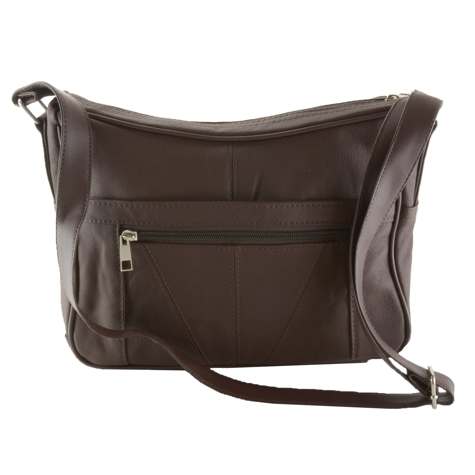 CN0909 Luxury Womens Multiple Zipper Purse Crossbody Shoulder Handbag –  Marshalwallet