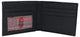 RFID590060CBK Carbon Fiber Mens Leather Wallet with ID Window Slim RFID Bifold Travel