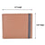 Cazoro Men’s Slimfold RFID Safe Slim Bifold Wallet Smooth Leather Front Pocket Tan RFID611290