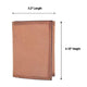 Cazoro Slim RFID Wallets for Men Genuine Leather Front Pocket Trifold Wallet RFID611281