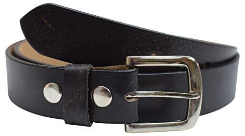 Full Grain Genuine Leather Black Casual Dress Belt with Removable Buck Marshalwallet Full Grain Genuine Leather Black Casual Dress Belt with Removable Buck Marshalwallet