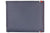 RFID Blocking Bifold Soft Genuine Leather Wallet for Men Slim Thin Design Billfold Navy Blue RFID611308