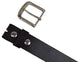 Full Grain Genuine Leather Black Casual Dress Belt with Removable Buckle LSL1802