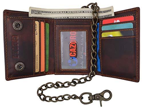Tri-Fold Wallet with Snap Closure