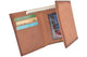 Cazoro Slim RFID Wallets for Men Genuine Leather Front Pocket Trifold Wallet RFID611281