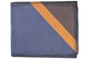 Cazoro Front Pocket Wallet for Men RFID Blocking Leather Bifold ID Window Navy Blue Wallet RFID611300