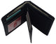 RFID 2514 Genuine Leather RFID Blocking Five-point Star Hidden Badge Holder Wallet