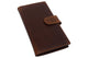 RFID0157BF Genuine Buffalo Leather RFID Blocking Checkbook Cover Holder with Snap Closure