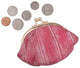 EW10-SMALL/NEW WOMEN'S WATERPROOF EEL SKIN SMALL COIN CHANGE PURSE WALLET-[Marshal wallet]- leather wallets