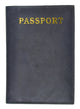 601CF IMPRINT/Leather Passport wallet with Card holder-[Marshal wallet]- leather wallets