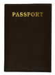 Leather Passport wallet with Card holder 601 CF IMPRINT-[Marshal wallet]- leather wallets