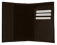 Leather Passport wallet with Card holder 601 CF IMPRINT-[Marshal wallet]- leather wallets