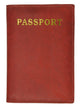 Leather Passport wallet with Card holder 601 CF IMPRINT-[Marshal wallet]- leather wallets