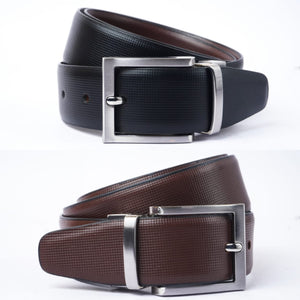 Genuine Leather Reversible Casual Dress Belts for Men MBR1891