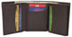 Swiss Marshall Mens RFID Blocking Premium Leather Classic Trifold Wallet Gift Box RFID521107