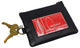 7100 Zip ID Case Card Holder Slim Coin Purse Wallet Change Pouch with Key Chain