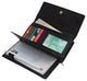 RFIDCN5575 Womens RFID Genuine Leather Wallet Clutch Zip Around Checkbook Organizer for Ladies