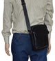 K132 Mens Crossbody Bag Genuine Leather Man Shoulder Handbag for iPad Tablets, Travel, Cycling, Hiking, Office, Business